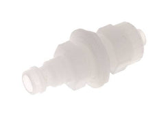 PVDF DN 5 Koppeling Insteeknippel 6x8 mm opsteekfitting Schotkoppeling