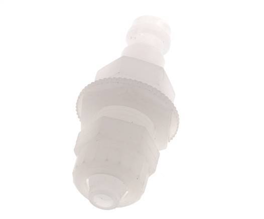 PVDF DN 5 Koppeling Insteeknippel 6x8 mm opsteekfitting Schotkoppeling