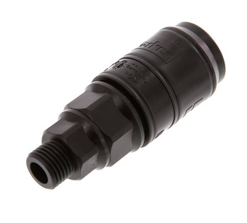POM DN 7.2 Koppeling Snelkoppeling G 1/4 inch Buitendraad