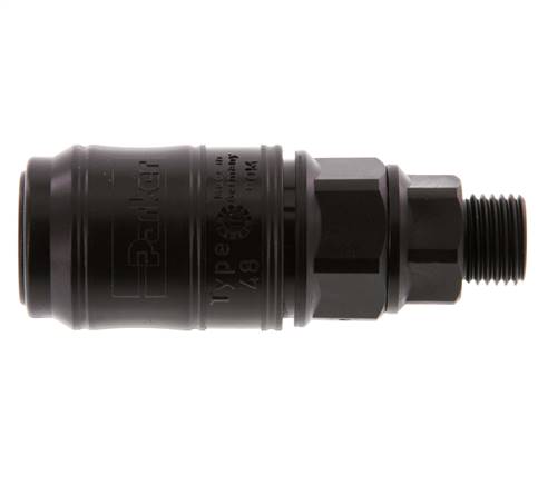 POM DN 7.2 Koppeling Snelkoppeling G 1/4 inch Buitendraad