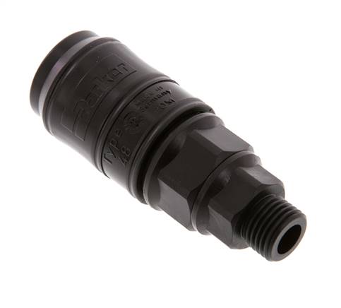 POM DN 7.2 Koppeling Snelkoppeling G 1/4 inch Buitendraad