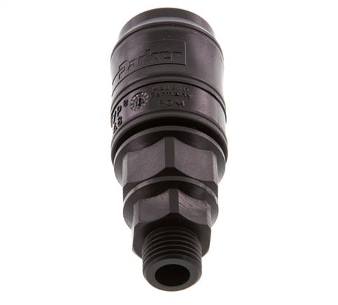 POM DN 7.2 Koppeling Snelkoppeling G 1/4 inch Buitendraad