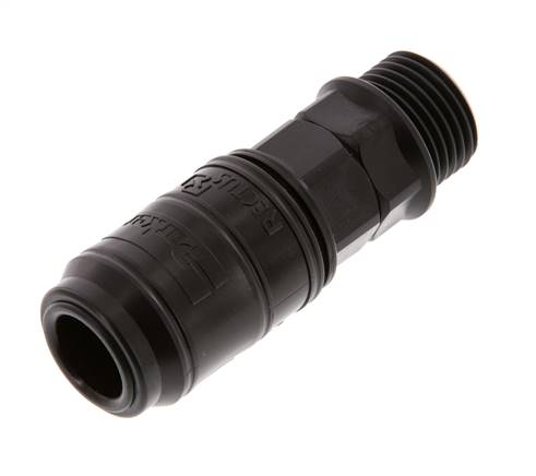 POM DN 7.2 Koppeling Snelkoppeling G 1/2 inch Buitendraad