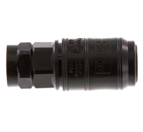 POM DN 7.2 Koppeling Snelkoppeling G 3/8 inch Binnendraad