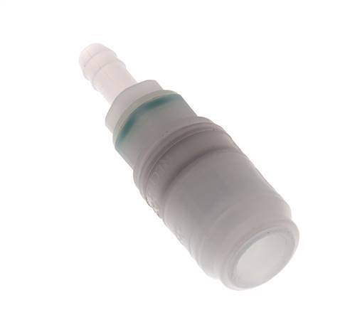 PVDF DN 7.2 Koppeling Snelkoppeling 9 mm Slangpilaar