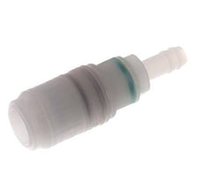 PVDF DN 7.2 Koppeling Snelkoppeling 9 mm Slangpilaar