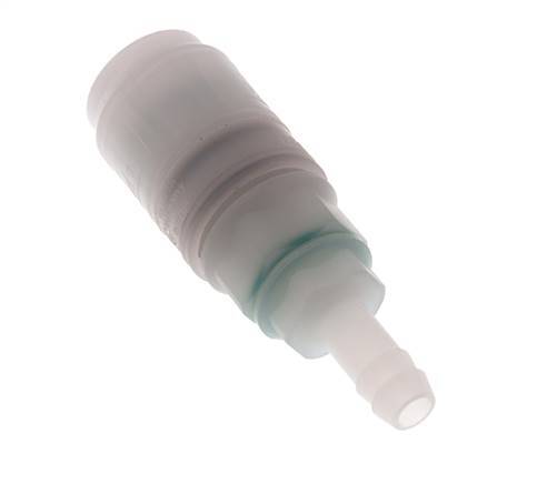 PVDF DN 7.2 Koppeling Snelkoppeling 9 mm Slangpilaar