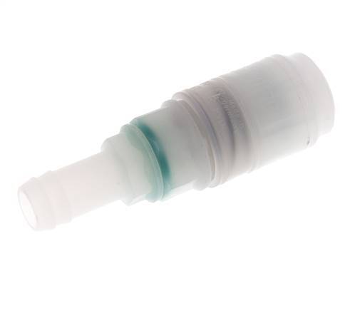PVDF DN 7.2 Koppeling Snelkoppeling 13 mm Slangpilaar