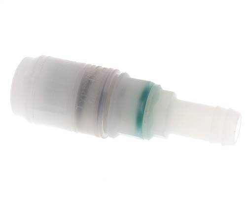 PVDF DN 7.2 Koppeling Snelkoppeling 13 mm Slangpilaar