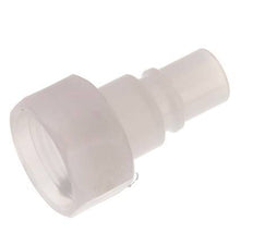 PVDF DN 7.2 Koppeling Insteeknippel G 3/8 inch Binnendraad