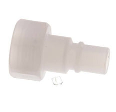 PVDF DN 7.2 Koppeling Insteeknippel G 3/8 inch Binnendraad