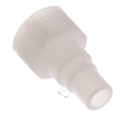PVDF DN 7.2 Koppeling Insteeknippel G 3/8 inch Binnendraad