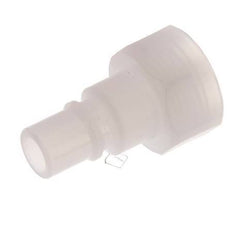 PVDF DN 7.2 Koppeling Insteeknippel G 3/8 inch Binnendraad