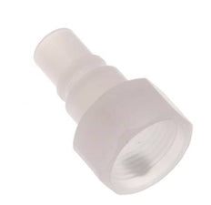PVDF DN 7.2 Koppeling Insteeknippel G 3/8 inch Binnendraad