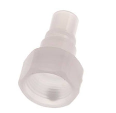 PVDF DN 7.2 Koppeling Insteeknippel G 3/8 inch Binnendraad