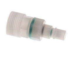 PVDF DN 7.2 Koppeling Insteeknippel G 1/2 inch Binnendraad Dubbele afsluiting