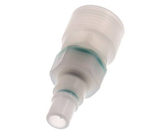 PVDF DN 7.2 Koppeling Insteeknippel G 1/2 inch Binnendraad Dubbele afsluiting