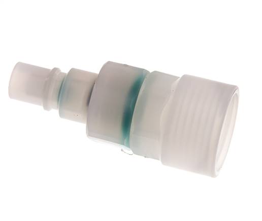 PVDF DN 7.2 Koppeling Insteeknippel G 1/2 inch Binnendraad Dubbele afsluiting
