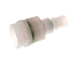 PVDF DN 7.2 Koppeling Insteeknippel G 3/8 inch Binnendraad Dubbele afsluiting