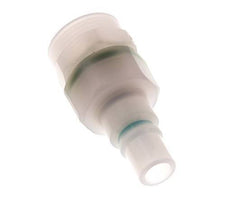 PVDF DN 7.2 Koppeling Insteeknippel G 3/8 inch Binnendraad Dubbele afsluiting