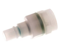 PVDF DN 7.2 Koppeling Insteeknippel G 3/8 inch Binnendraad Dubbele afsluiting