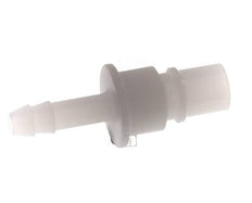 PVDF DN 7.2 Koppeling Insteeknippel 6 mm Slangpilaar