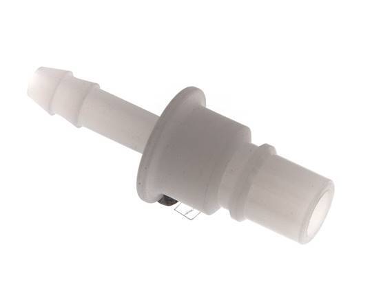 PVDF DN 7.2 Koppeling Insteeknippel 6 mm Slangpilaar