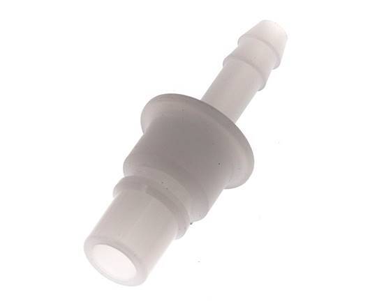 PVDF DN 7.2 Koppeling Insteeknippel 6 mm Slangpilaar
