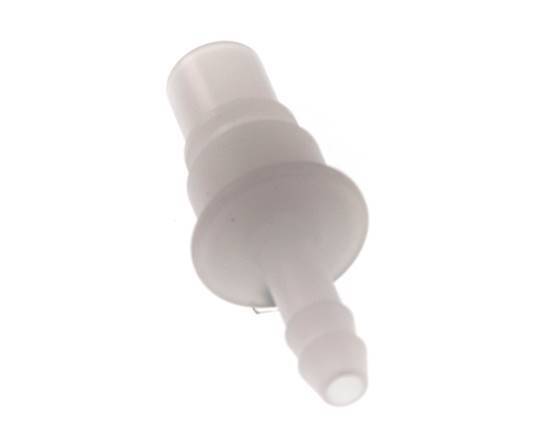 PVDF DN 7.2 Koppeling Insteeknippel 6 mm Slangpilaar