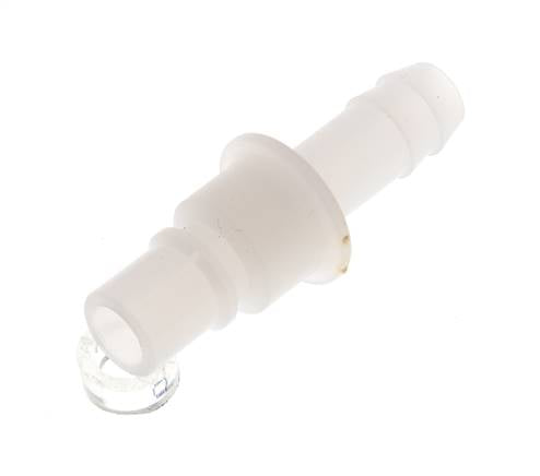 PVDF DN 7.2 Koppeling Insteeknippel 9 mm Slangpilaar