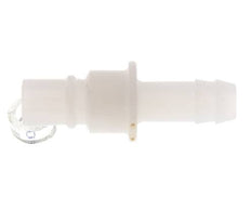 PVDF DN 7.2 Koppeling Insteeknippel 9 mm Slangpilaar