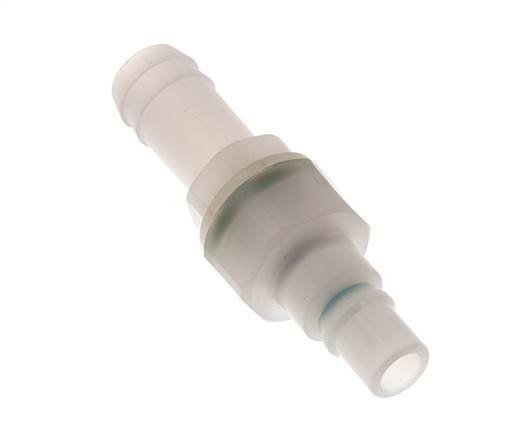 PVDF DN 7.2 Koppelingstekker 13 mm Slangpilaar
