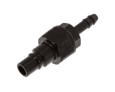 POM DN 7.2 Koppeling Insteeknippel 6 mm Slangpilaar Dubbele afsluiting