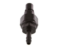 POM DN 7.2 Koppeling Insteeknippel 6 mm Slangpilaar Dubbele afsluiting