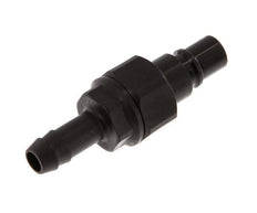 POM DN 7.2 Koppeling Insteeknippel 9 mm Slangpilaar Dubbele afsluiting