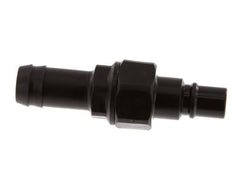 POM DN 7.2 Koppeling Insteeknippel 13 mm Slangpilaar Dubbele afsluiting