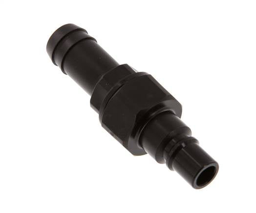 POM DN 7.2 Koppeling Insteeknippel 13 mm Slangpilaar Dubbele afsluiting