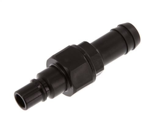 POM DN 7.2 Koppeling Insteeknippel 13 mm Slangpilaar Dubbele afsluiting
