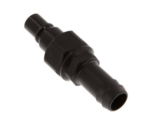 POM DN 7.2 Koppeling Insteeknippel 13 mm Slangpilaar Dubbele afsluiting