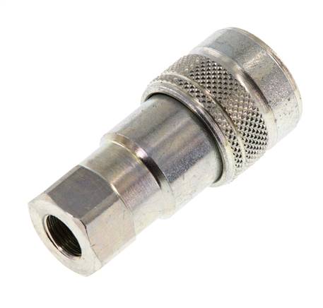 Stalen DN 5 Hydraulische Koppeling Snelkoppeling G 1/8 inch Binnendraad ISO 7241-1 B D 10.9mm