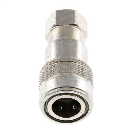 Stalen DN 5 Hydraulische Koppeling Snelkoppeling G 1/8 inch Binnendraad ISO 7241-1 B D 10.9mm