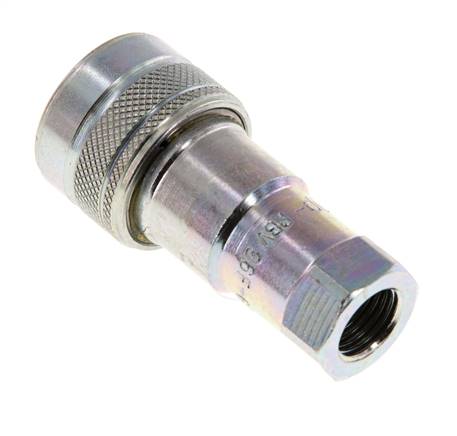 Stalen DN 6.3 Hydraulische Koppeling Snelkoppeling G 1/4 inch Binnendraad ISO 7241-1 B D 14.2mm