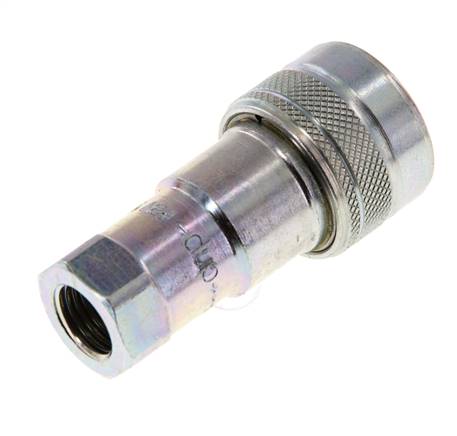 Stalen DN 6.3 Hydraulische Koppeling Snelkoppeling G 1/4 inch Binnendraad ISO 7241-1 B D 14.2mm