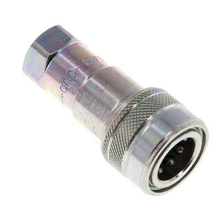 Stalen DN 6.3 Hydraulische Koppeling Snelkoppeling G 1/4 inch Binnendraad ISO 7241-1 B D 14.2mm