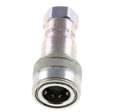Stalen DN 6.3 Hydraulische Koppeling Snelkoppeling G 1/4 inch Binnendraad ISO 7241-1 B D 14.2mm