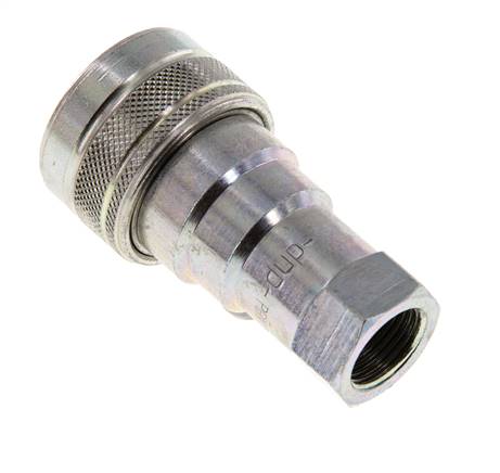 Stalen DN 10 Hydraulische Koppeling Snelkoppeling G 3/8 inch Binnendraad ISO 7241-1 B D 19.1mm