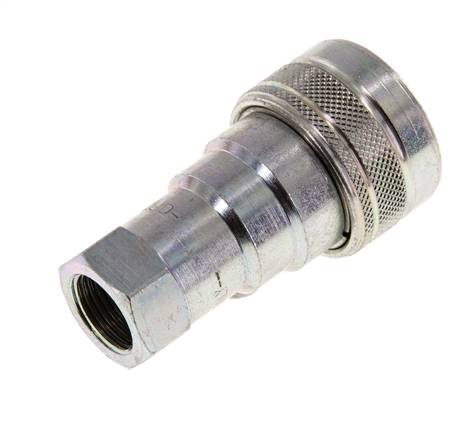 Stalen DN 10 Hydraulische Koppeling Snelkoppeling G 3/8 inch Binnendraad ISO 7241-1 B D 19.1mm