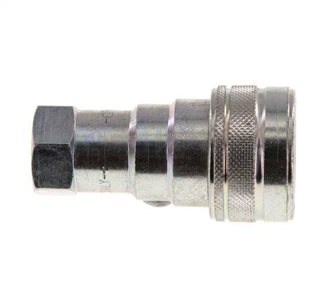 Stalen DN 10 Hydraulische Koppeling Snelkoppeling G 3/8 inch Binnendraad ISO 7241-1 B D 19.1mm