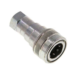 Stalen DN 10 Hydraulische Koppeling Snelkoppeling G 3/8 inch Binnendraad ISO 7241-1 B D 19.1mm