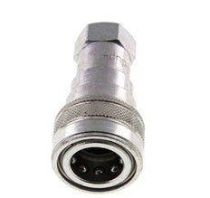 Stalen DN 10 Hydraulische Koppeling Snelkoppeling G 3/8 inch Binnendraad ISO 7241-1 B D 19.1mm